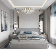 Натяжные потолки в спальне: стильно, романтично, практично, недорого.