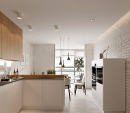 Натяжные потолки в кухне: преимущества, идеи дизайна